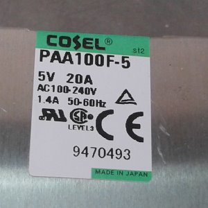 CC25 파워서플라이 COSEL PAA100F-5 5V 20A